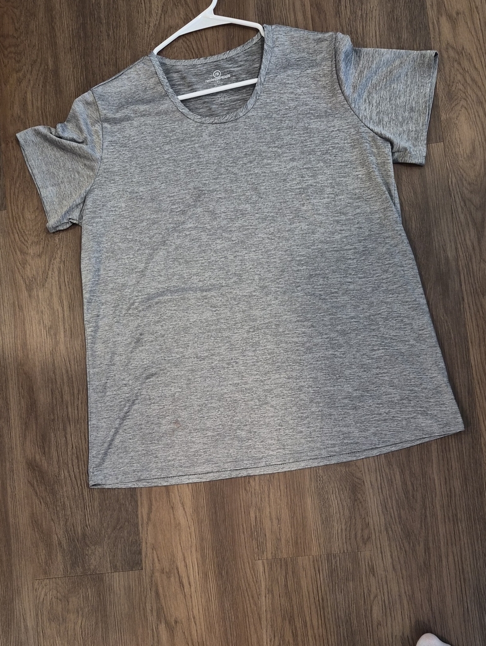 Essentials Heather Gray Short Sleeve Crew Tee